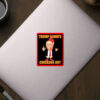Anti Trump Always Chickens Out Taco Funny Trump Chicken Taco Political Sticker & Car Magnet