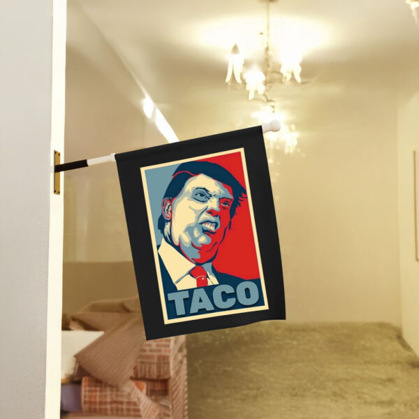 Anti Trump, TACO Trump Always Chickens Out 2025 Flag