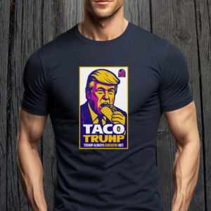 Anti-Trump TACO, Trump Chickens Out Poster, No Kings March T-Shirt