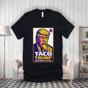 Anti-Trump TACO, Trump Chickens Out Poster, No Kings March T-Shirt