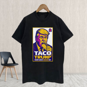 Anti-Trump TACO, Trump Chickens Out Poster, No Kings March T-Shirt