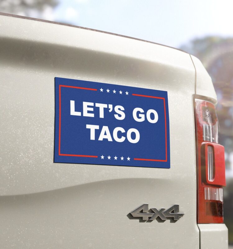 Let’s Go TACO Car Magnets, Sticker