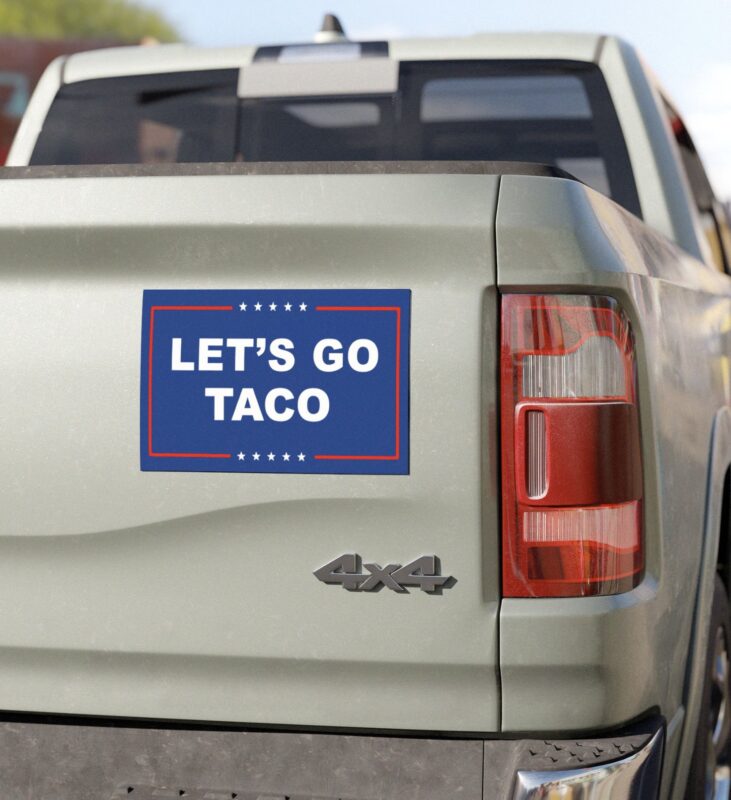 Let’s Go TACO Car Magnets, Sticker