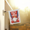 Let's Go TACO Trump Always Chickens Out Flag