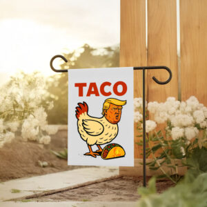 Official Trump Always Chickens Out Taco Flag
