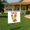 Official Trump Always Chickens Out Taco Yard Sign
