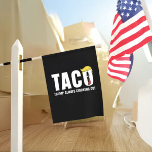 Statue of Liberty, Taco Trump Always Chickens Out 2025 Flag
