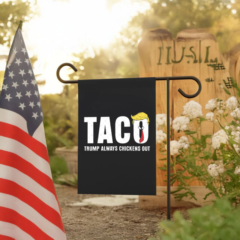 Statue of Liberty, Taco Trump Always Chickens Out 2025 Flag