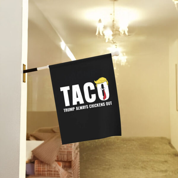 Statue of Liberty, Taco Trump Always Chickens Out 2025 Flag
