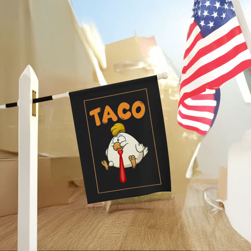 TACO Chicken DT, Trump Always Chickens Out Flag