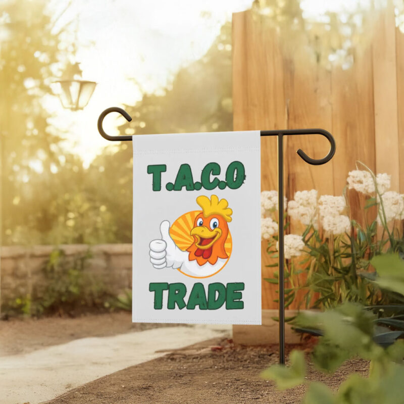 TACO TACOFunny Anti Trump, Trump Always Chickens Out Flag