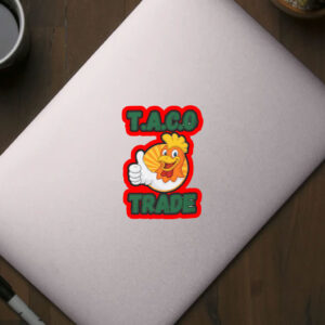 TACO TACOFunny Anti Trump, Trump Always Chickens Out Sticker, Car Magnet