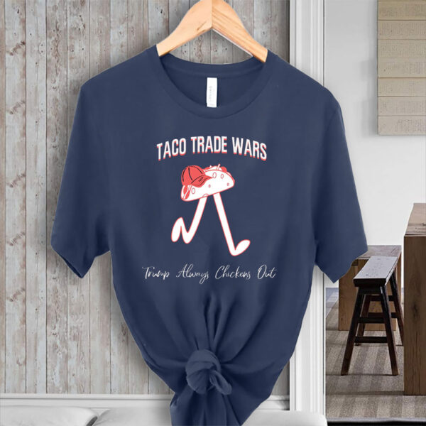 TACO Trade War Resist, Trump Always Chickens Out 2025 T-Shirt