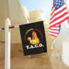 TACO - Trump Always Chickens Out - Chicken Funny Protest Flag