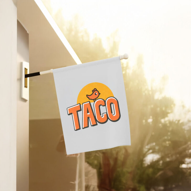 TACO Trump Always Chickens Out, Funny Resistance 2025 Flag