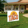 TACO Trump Always Chickens Out, Funny Resistance 2025 Yard Sign