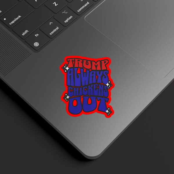 TACO Trump Always Chickens Out Political Humor Sticker, Car Magnet