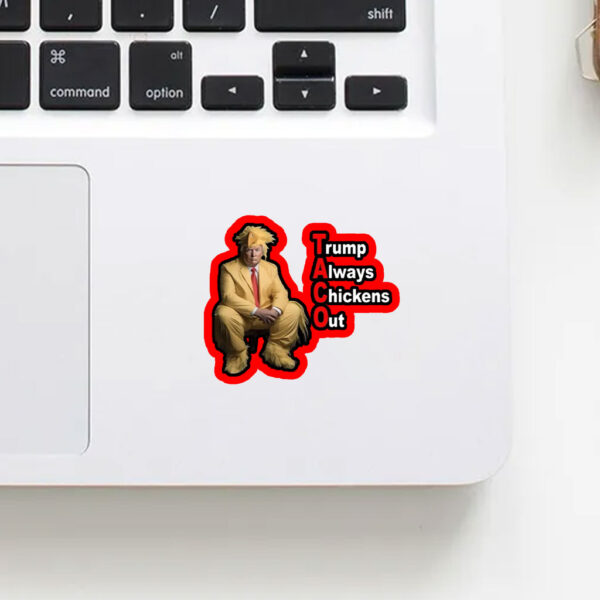 TACO Trump Always Chickens Out Sticker, Car Magnets