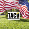 TACO Trump Always Chickens Out Yard Sign