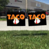 Taco Trump Always Chickens Out, T.A.C.O Anti-Trump 2025 Yard Sign