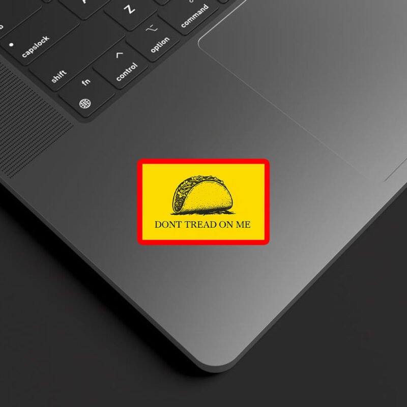 Taco Trump Always Chickens Out, Taco For June 14th Anti trump hat resist Trump Sticker, Car Magnet