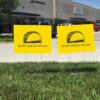 Taco Trump Always Chickens Out, Taco For June 14th Anti trump hat resist Trump Yard Sign