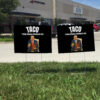 Tariffs & Trade Humor, Trump Always Chickens Out Yard Sign
