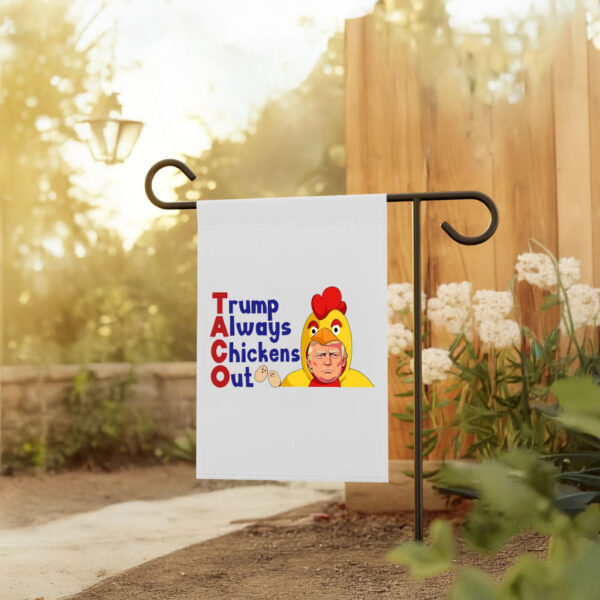 Trump Always Chicken Out 2025, Anti Trump Flag