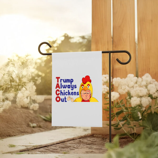 Trump Always Chicken Out 2025, Anti Trump Flag