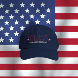 Trump Always Chickens Out Dad Hat