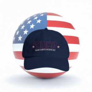 Trump Always Chickens Out Dad Hat