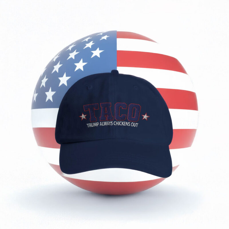 Trump Always Chickens Out Dad Hat