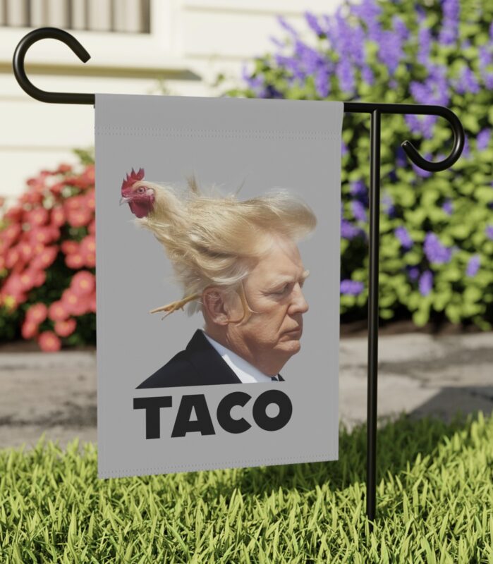 Trump Always Chickens Out Flag