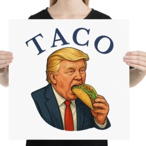 Trump Always Chickens Out TACO Poster