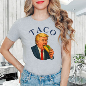 Trump Always Chickens Out – Funny Political TACO 2025 T-Shirt