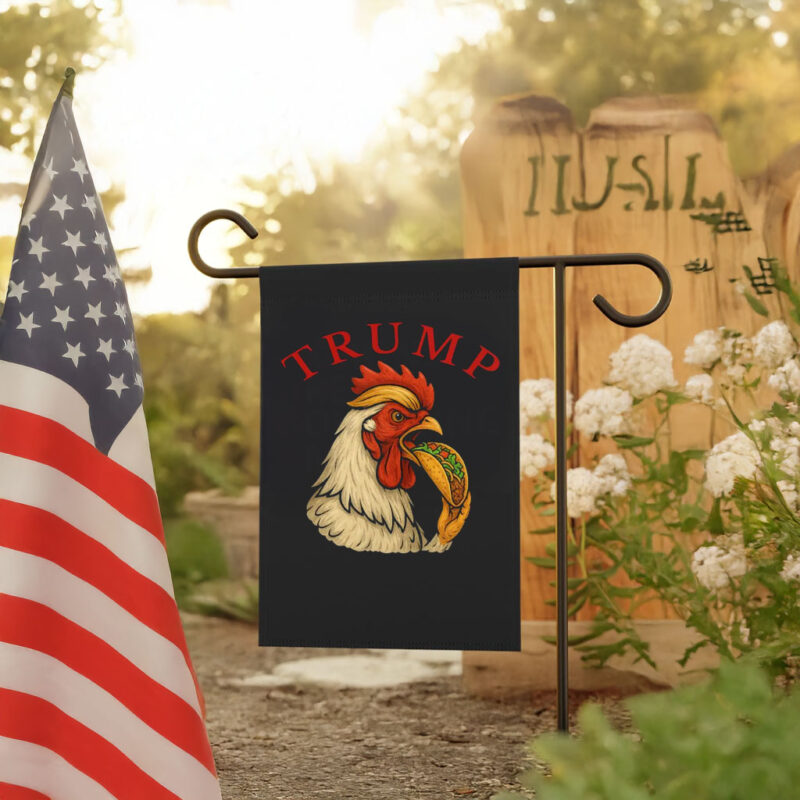 Trump Always Chickens Out – Funny Political TACO Flag