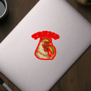Trump Always Chickens Out – Funny Political TACO Sticker, Car Magnet