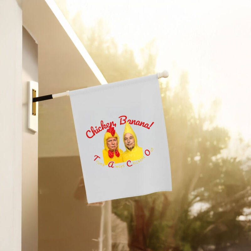 Trump T.A.C.O. Trump Always Chickens Out Flag