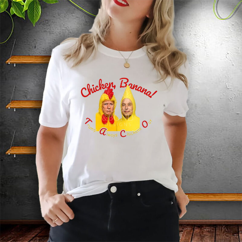 Trump T.A.C.O. Trump Always Chickens Out T-Shirt