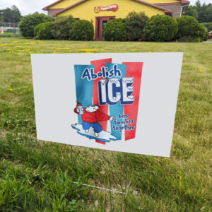 Abolish-ICE-Yard-Sign---Protest-Sign-FDT,-Anti-Trump-Sign,-Anti-ICE,-Icee-us