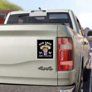 Anti-Trump-Taco-Sticker,-Funny-8647-Political-Protest-Sticker,-Trump-Always-Chickens-Out-Meme-Sticker-us
