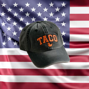 Embroidered-Taco-Trump-Always-Chickens-Out-Trucker-Washed-Cap-us