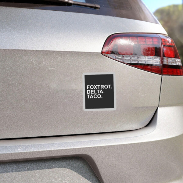 FOXTROT-DELTA-TACO-Sticker,-Taco-Trump-Sticker,-Resistance-Political-Protest-Stickers
