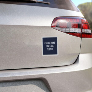 Foxtrot-Delta-Taco-Sticker,-FDT-Anti-Trump-Protest-Sticker,-Political-Activist-Sticker,-Trump-Always-Chickens-Out-us