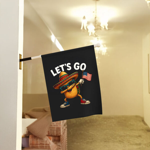 Funny-Let’s-Go-Taco-Flag,-Cute-Patriotic-4th-of-July-Flags