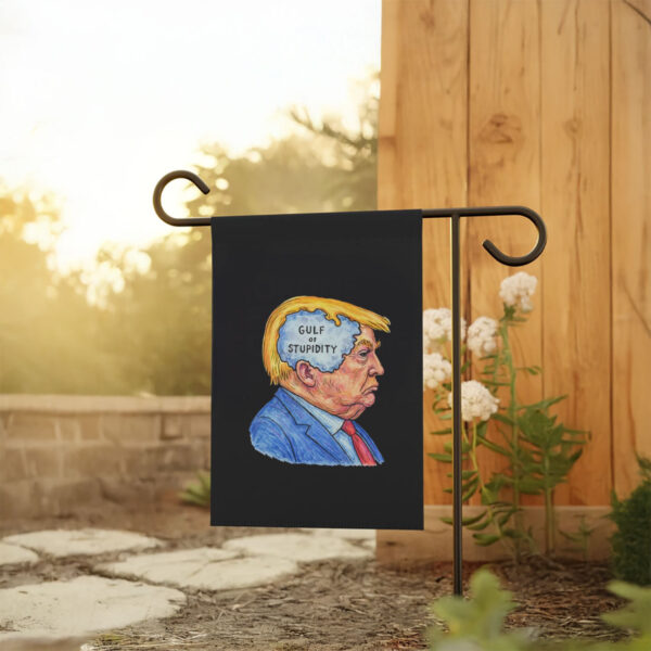Gulf-of-Stupidity-Trump-Flag,-Funny-Political-Flag,-Protest-Flag
