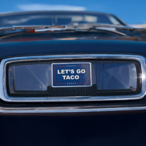 Let’s Go TACO Sticker, Trump Parody Political Sticker
