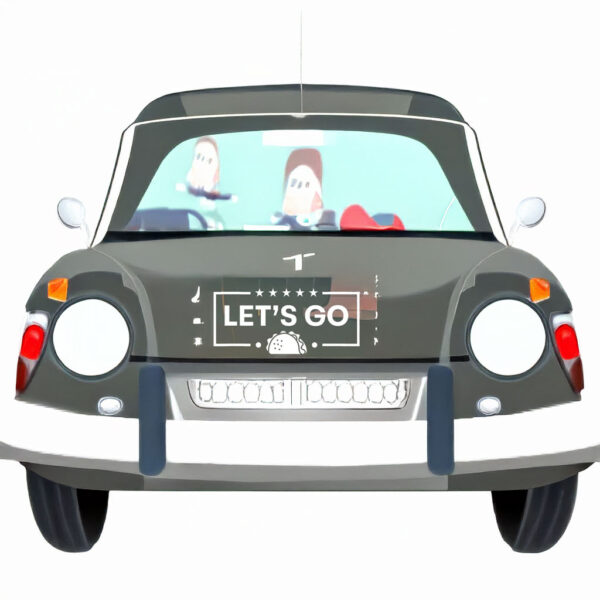Let's Go TACO - Trump Always Chickens Out Vinyl Decal