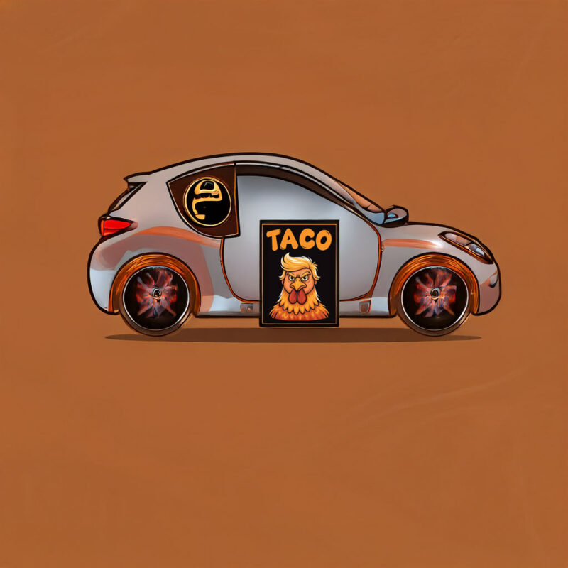 Let's Go Taco Trump Always Chickens Out