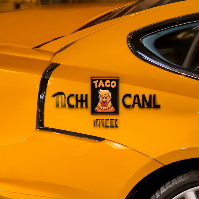 Let's Go Taco Trump Always Chickens Out